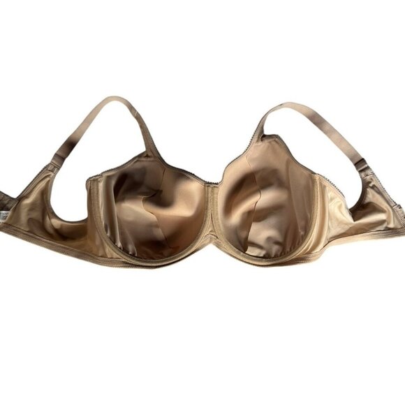 Wacoal Basic Beauty Spacer T Shirt Bra Underwire Women's SZ 42DD Beige 853192 - Picture 8 of 8